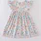 Spring blossom print dress