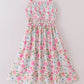 Blossom bliss smocked mom dress