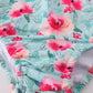 Blushing rose garden print mom swimsuit