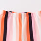 Orange halloween "let's get smashed" stripe set