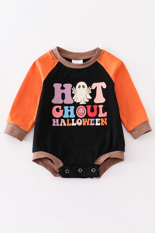 Halloween "HOT CHOUL" baby boy romper