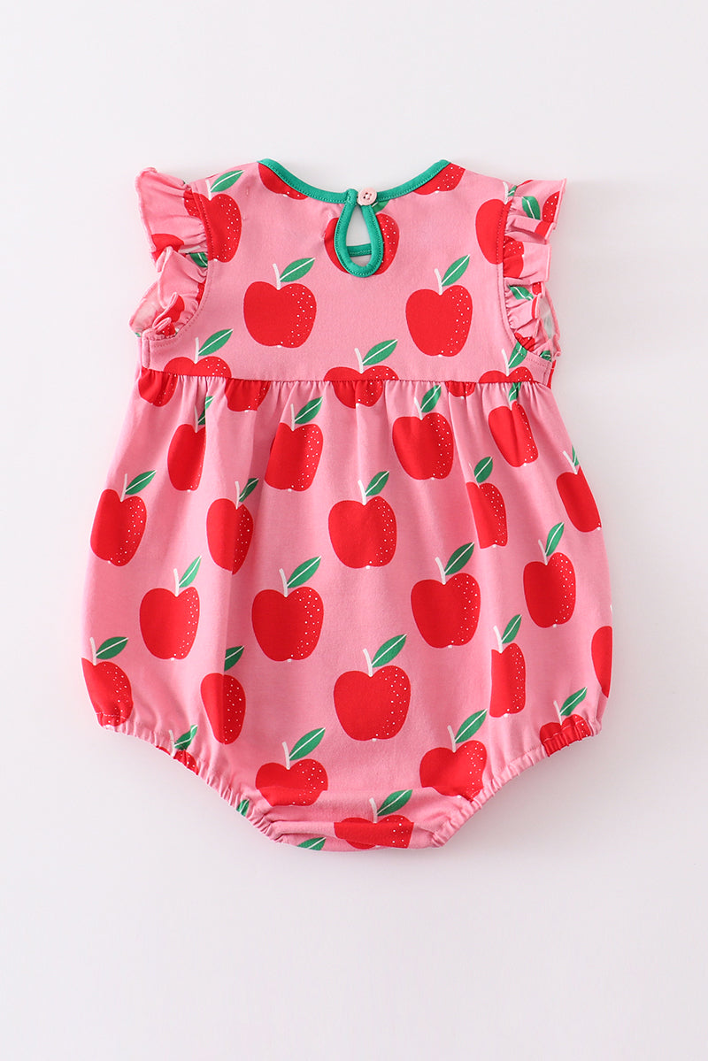 Apple print girl bubble