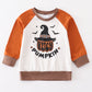 Halloween pumpkin boy top