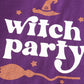 Purple witch party girl top