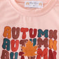 Coral "autumn" girl top