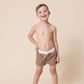 Brown boys swimming trunks