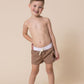 Brown boys swimming trunks