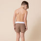 Brown boys swimming trunks